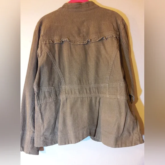 🦋 2 for $20 Corduroy Button Down Blazer Jacket - Picture 3 of 6